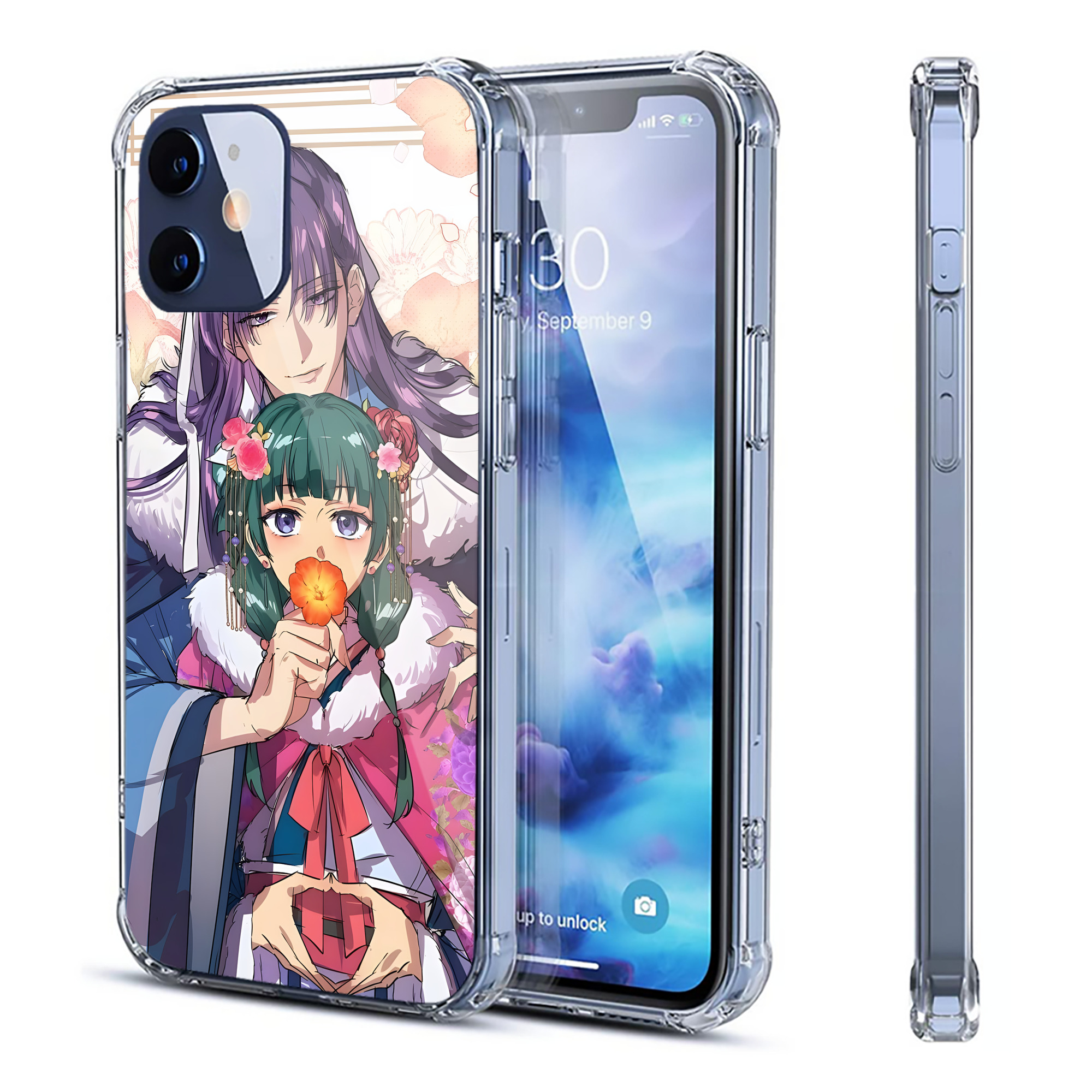 （画像用） 薬屋のひとりごと The Apothecary Diaries 【iPhone 12シリーズ対応】透明スマホケース（クリアソフトケース）
